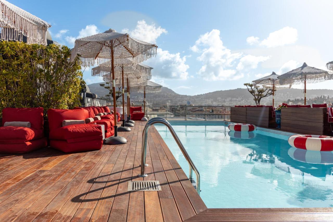Boscolo Nice Hotel & Spa المظهر الخارجي الصورة The pool at the 12th floor
