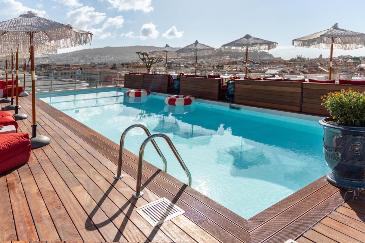 Boscolo Nice Hotel & Spa المظهر الخارجي الصورة Rooftop pool at the Hotel Grande Bretagne